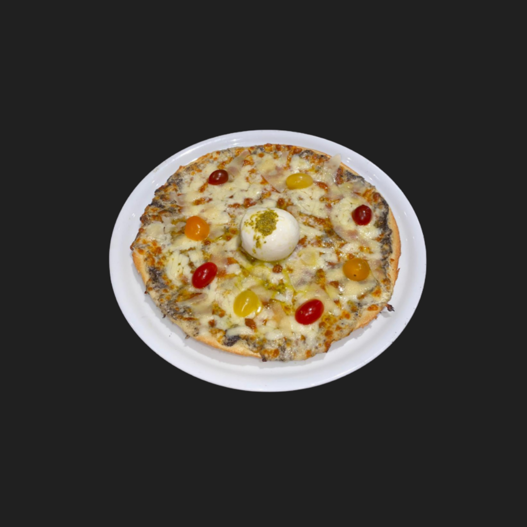 Pizza coeur de burrata